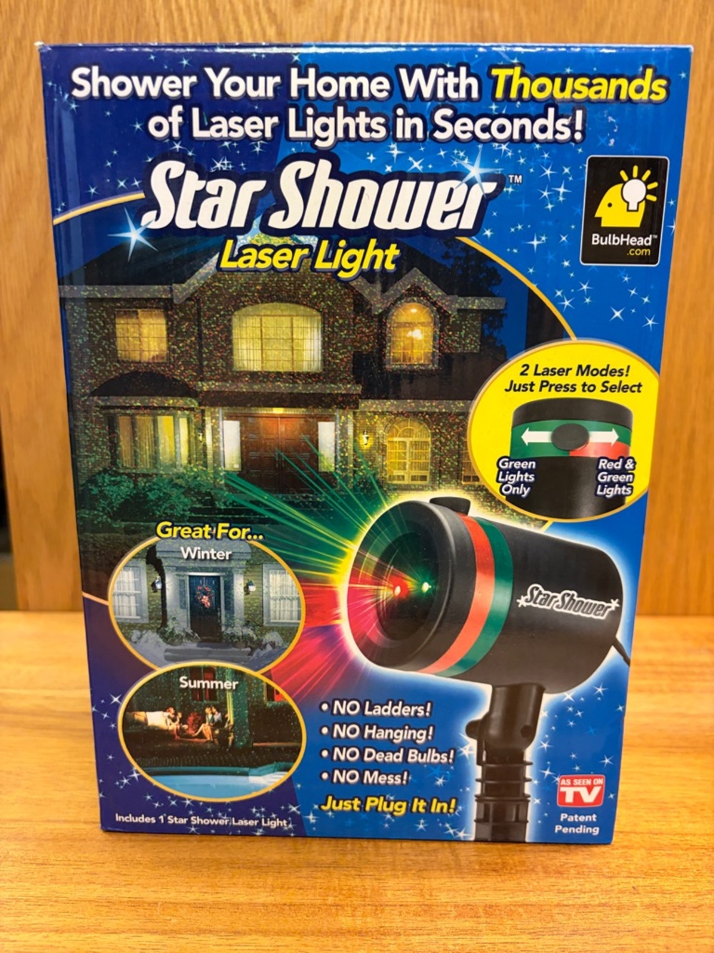 NEW! Laser Light Outdoor Projector - Green and Red